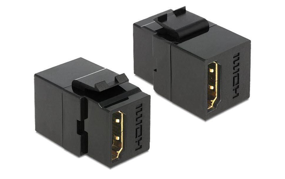 Keystone-Modul HDMI Typ-ABuchse-Buchse, schwarz