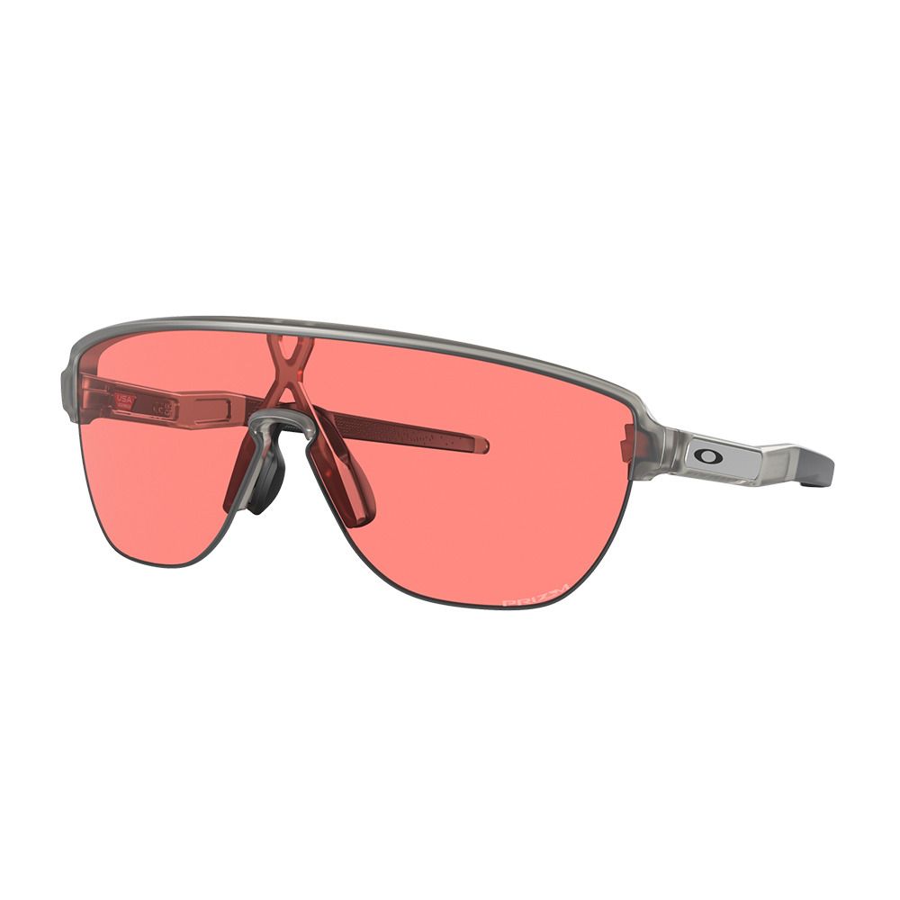 Oakley CORRIDOR - Lunettes de soleil matte grey ink/prizm peach