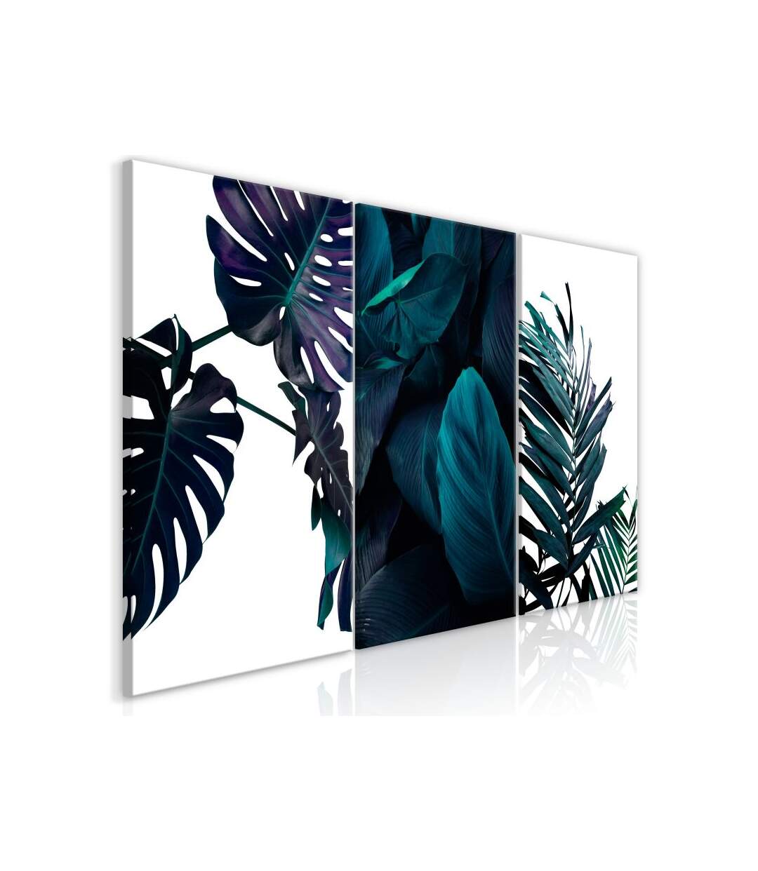 Paris Prix - Tableau Imprimé cold Leaves 3 Panneaux 60x120cm
