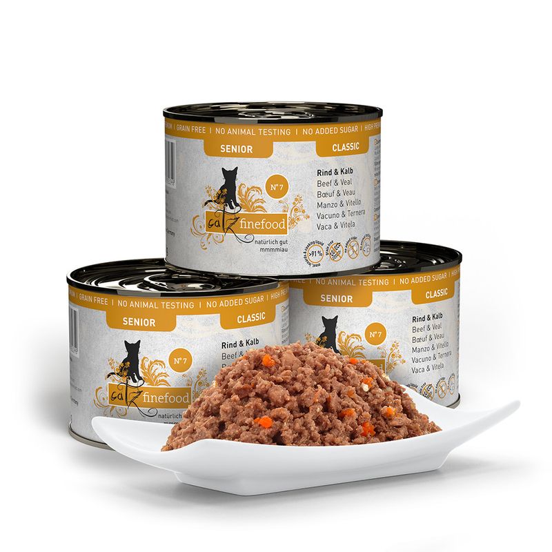 Lot catz finefood Senior 24 x 200 g