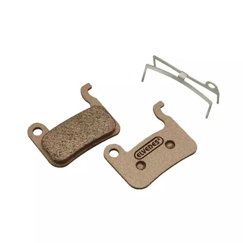 ELVEDES Paire de plaquettes de frein métaliques Shimano BR-M535, M545, M585, M595, M