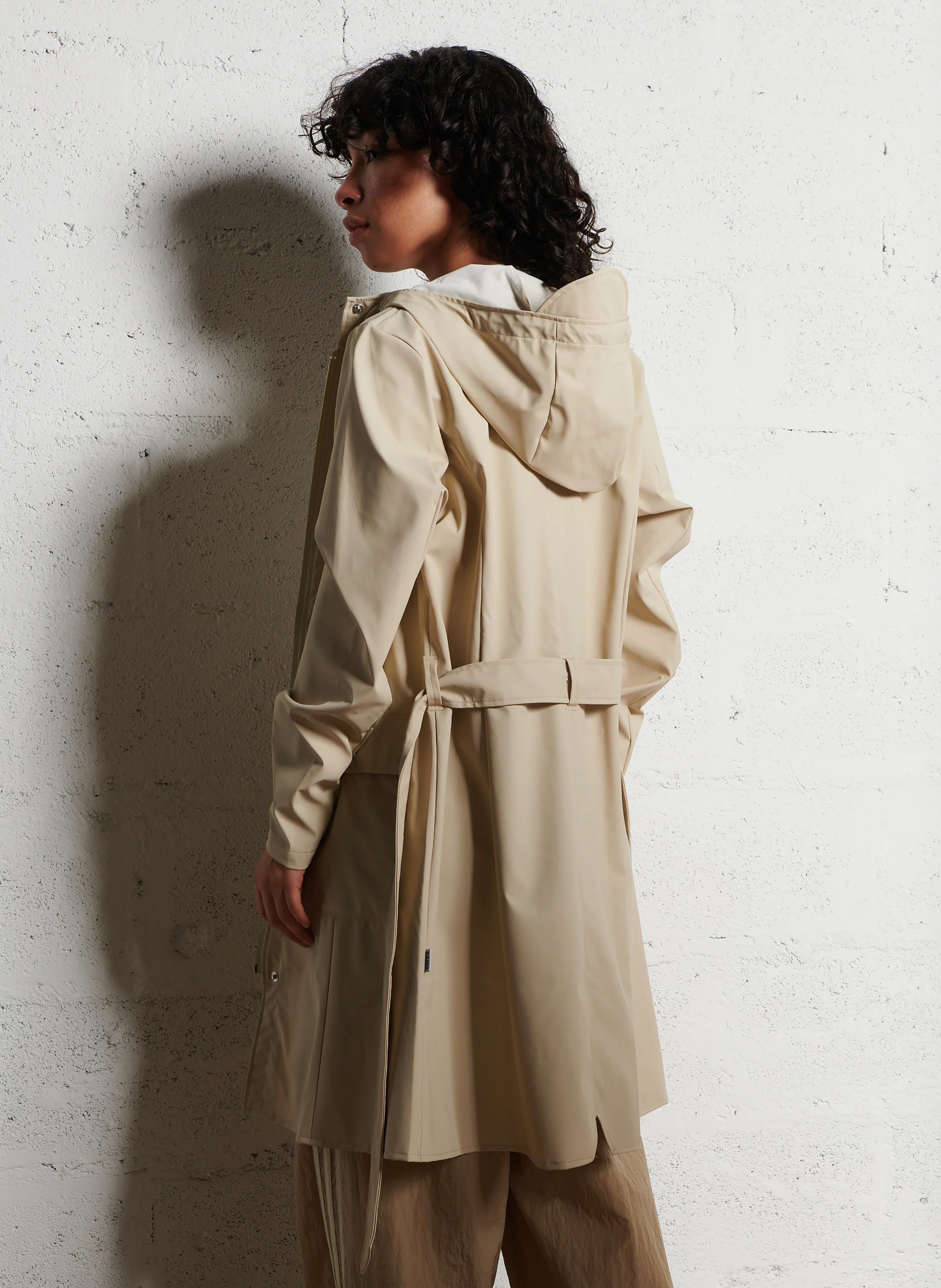 Trench imperméable à capuche | Beige