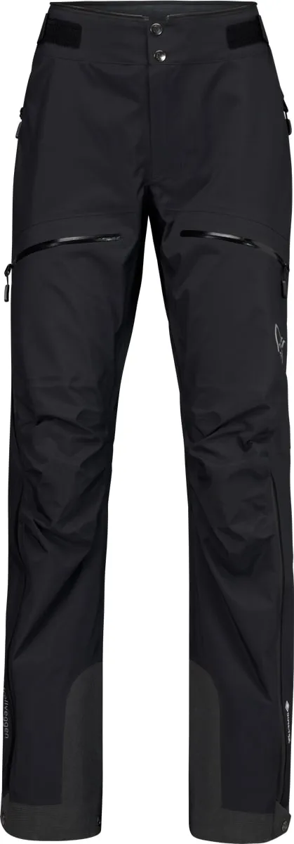 Norrøna Trollveggen Gore-Tex Pro Light Pants W'S Caviar Black