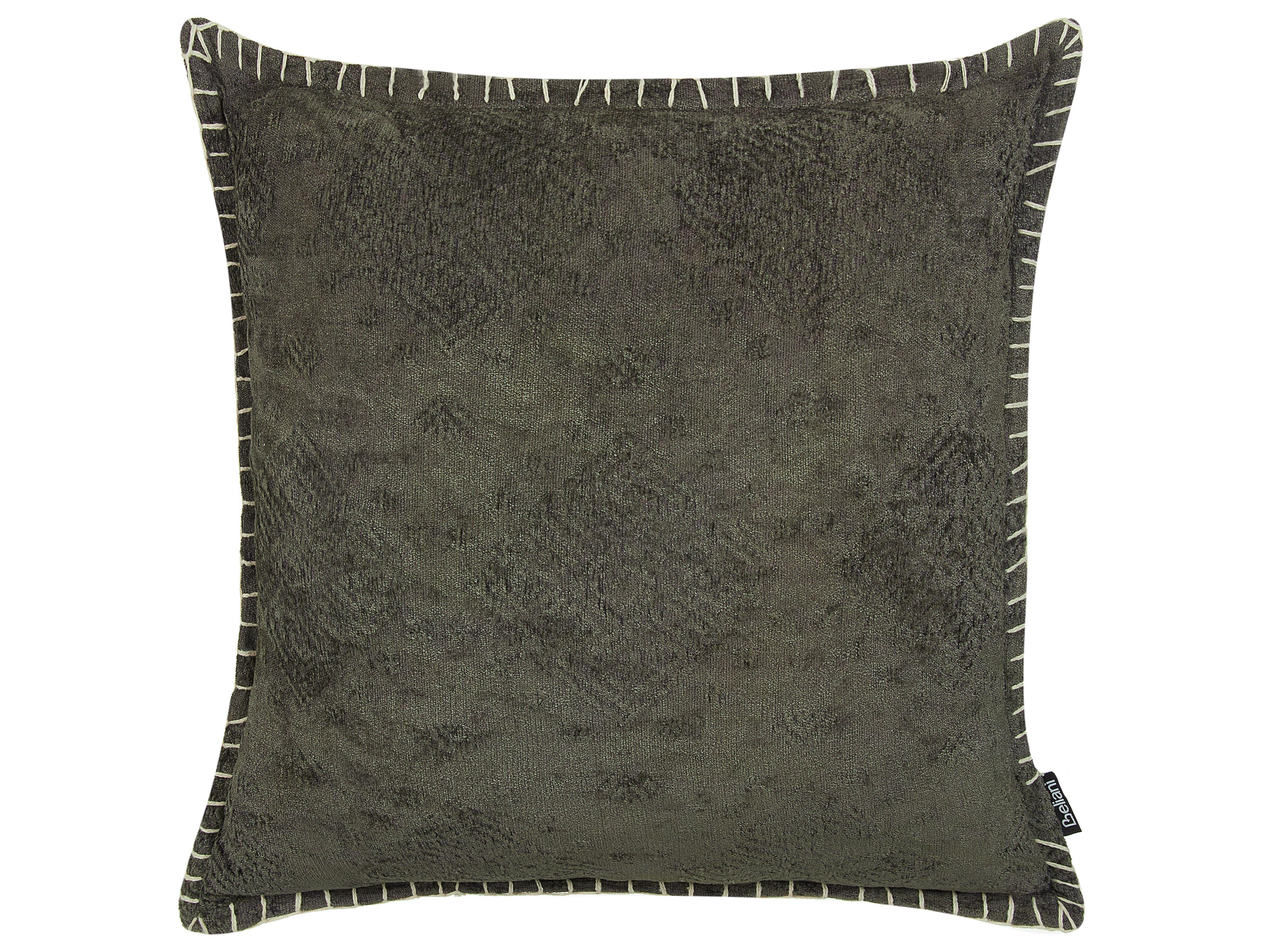Set van 2 sierkussens MELUR 45 x 45 cm Grijs effen
