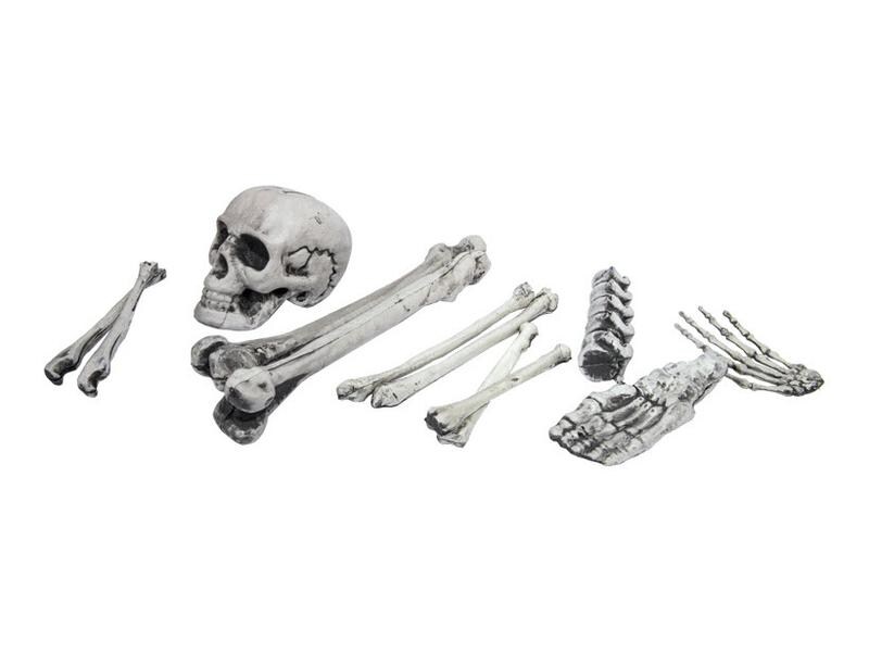 Dekomat AG Deko Knochen-Set 1 Stück, Weiss Halloween-Deko