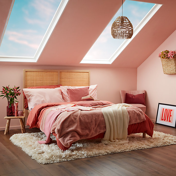 Peinture intérieure couleur murs, boiseries et radiateurs GoodHome satin isumi rose 2.5L