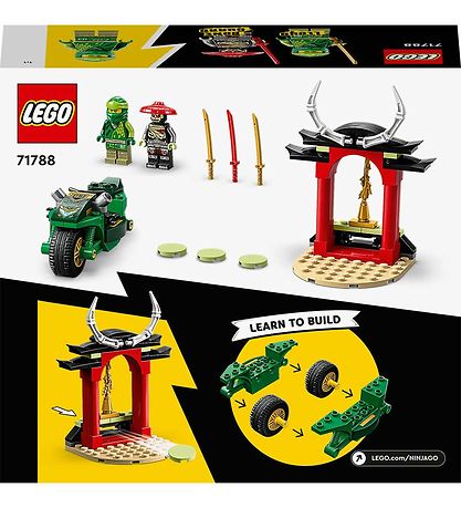 LEGO? Ninjago - Lloyds Ninja-motorcykel 71788 - 64 Dele