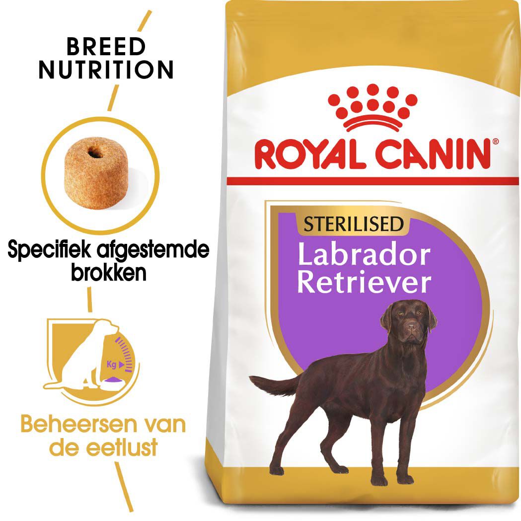 Royal Canin Labrador Retriever Sterilised - Hondenvoer - 3 Kilogram - gevogelte