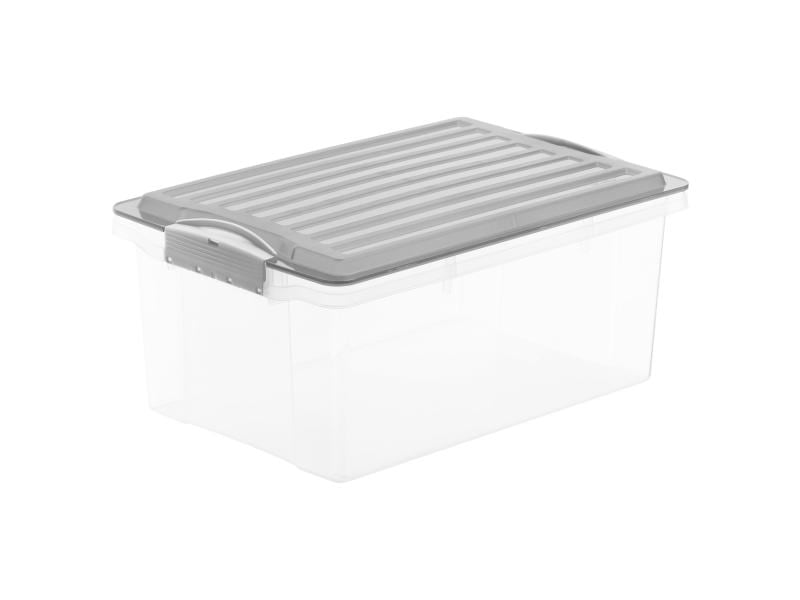 Rotho Aufbewahrungsbox Compact A4 / 13 Liter Anthrazit Aufbewahrung mit System