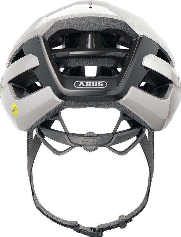 ABUS - PowerDome MIPS - Fietshelm - Wit Glanzend - Lichte Racefietshelm met Ventilatiesysteem