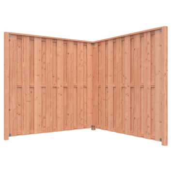 Schutting startpakket Tuinscherm Douglas ca. 3,8 meter lang