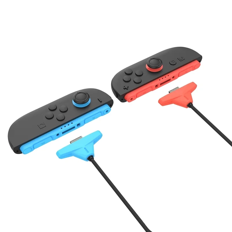 (2-fach) Dual Magnetisches Ladekabel Charging Cable für Nintendo Switch 2 Joy-Cons Controller - Schwarz