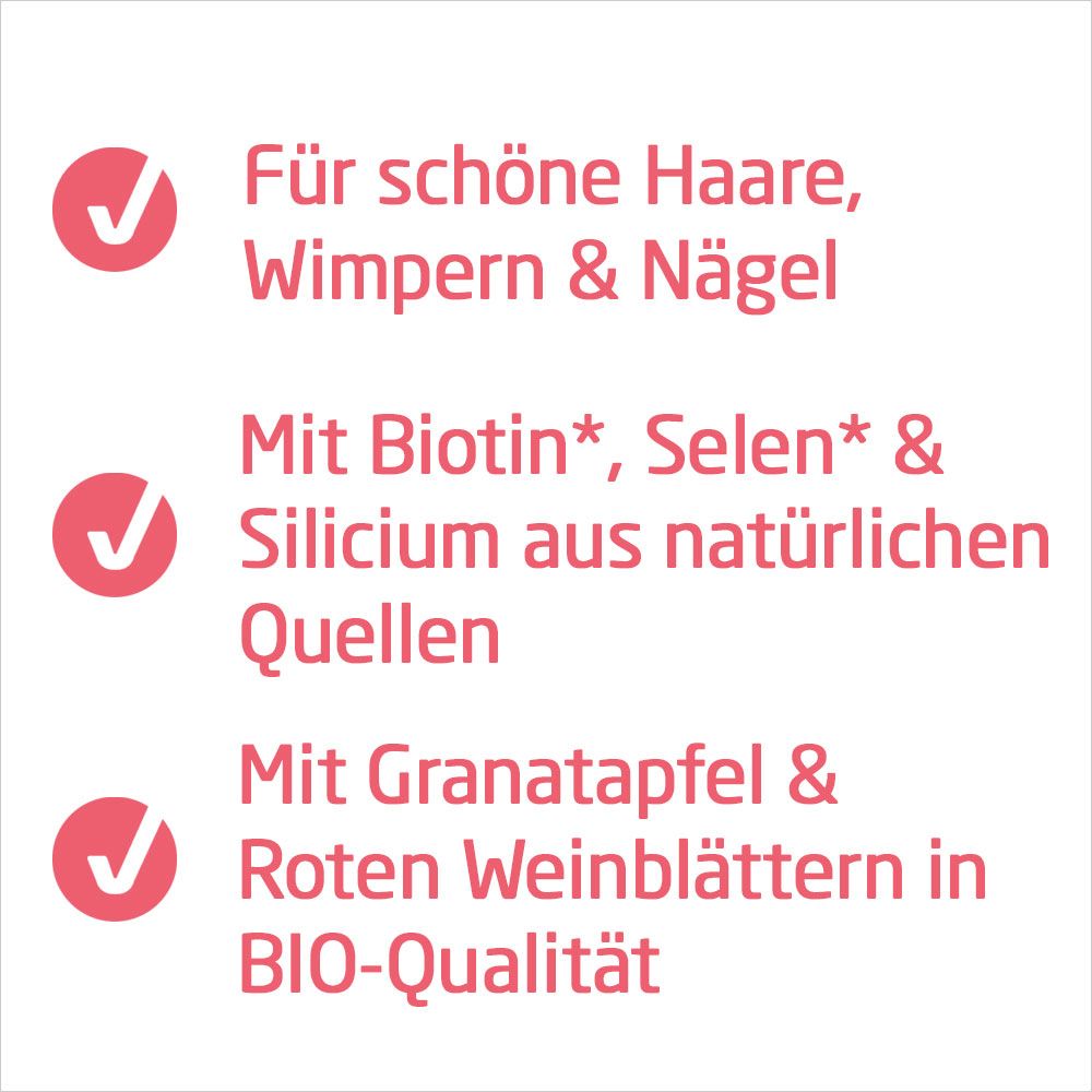 Weleda Naturweisheit Meine Haare, Wimpern & Nägel* mit Biotin, Selen & Silicium