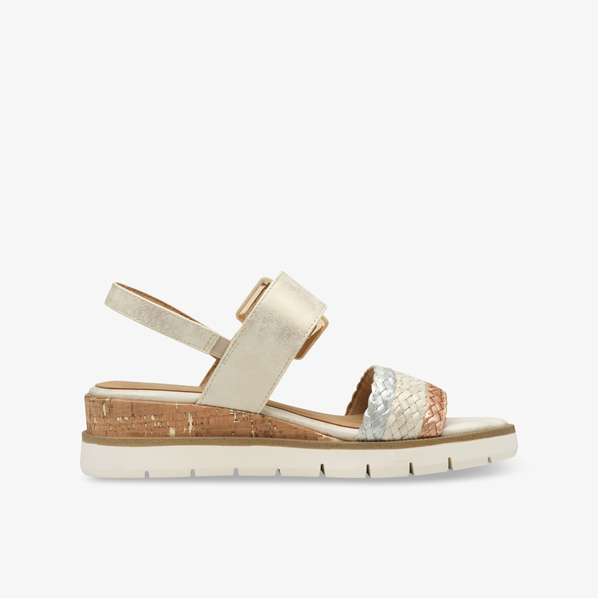 MARCO TOZZI Damen Sandalen gold