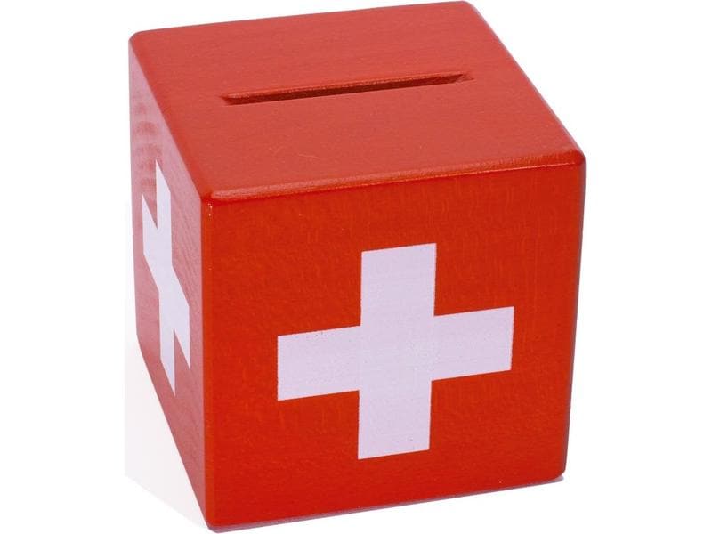 Weizenkorn Spardose Schweiz Sparbüchse aus Holz