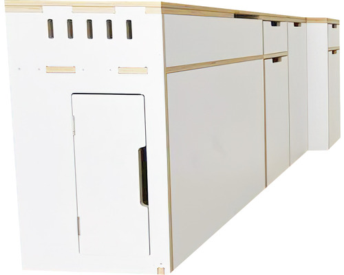 Buildify Campingbox Carl keukenmodule 2100x500x705 mm (LxBxH) (zonder montage- en bevestigingsmateriaal)