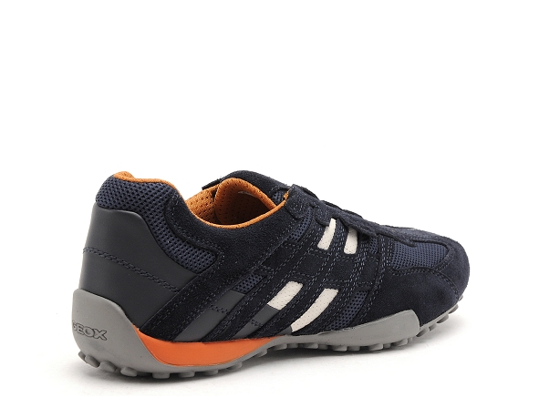 Geox basses homme u4207l uomo snake bleu