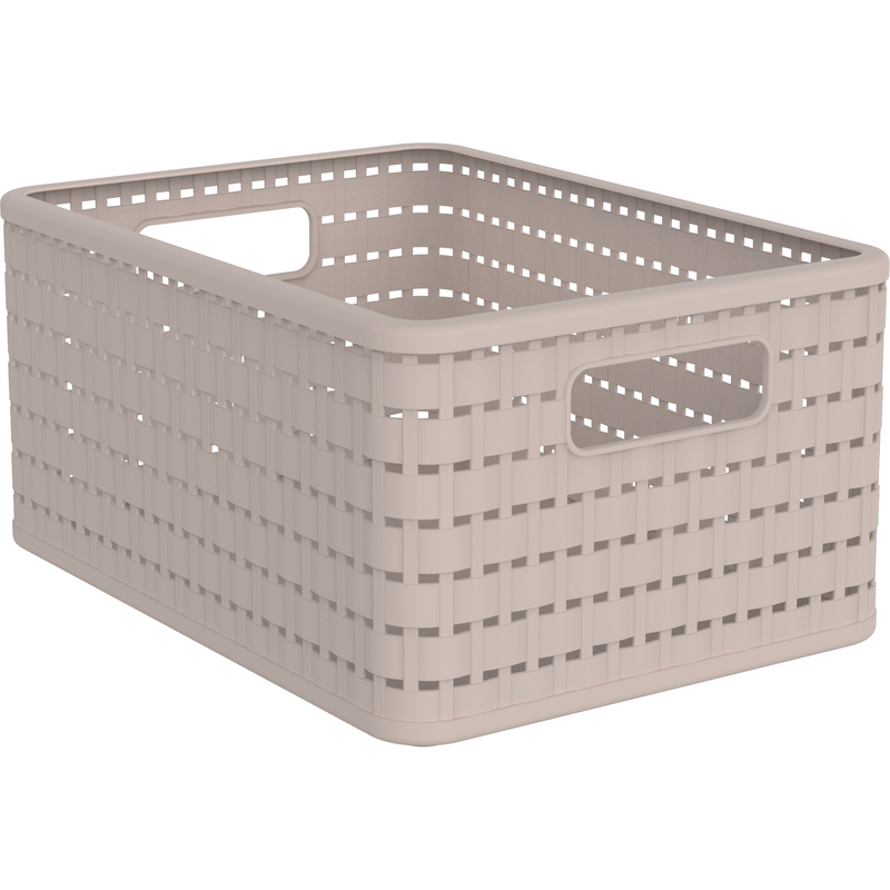 Rotho Aufbewahrungsbox Country, 11 l, Meadow rosa