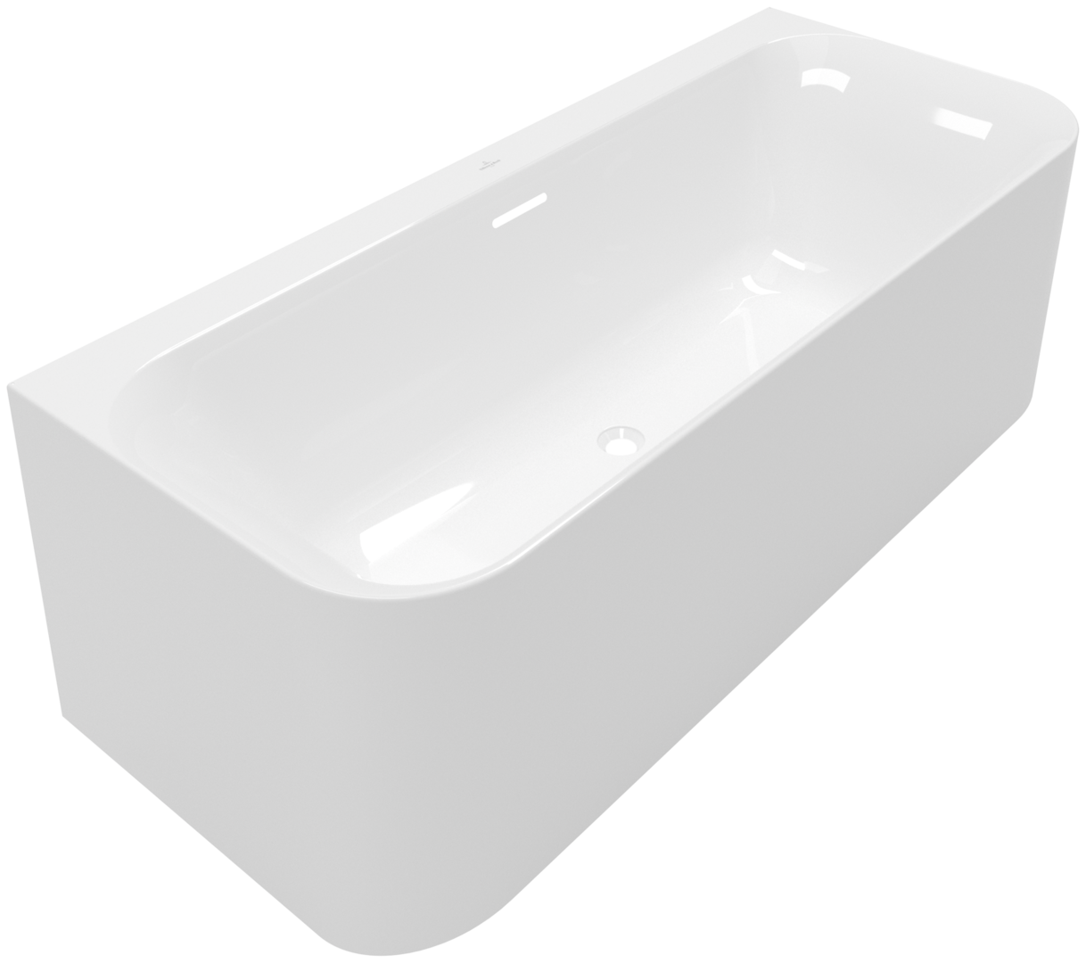Villeroy & Boch Loop & Friends half vrijstaand ligbad 180x80cm wit naadloos