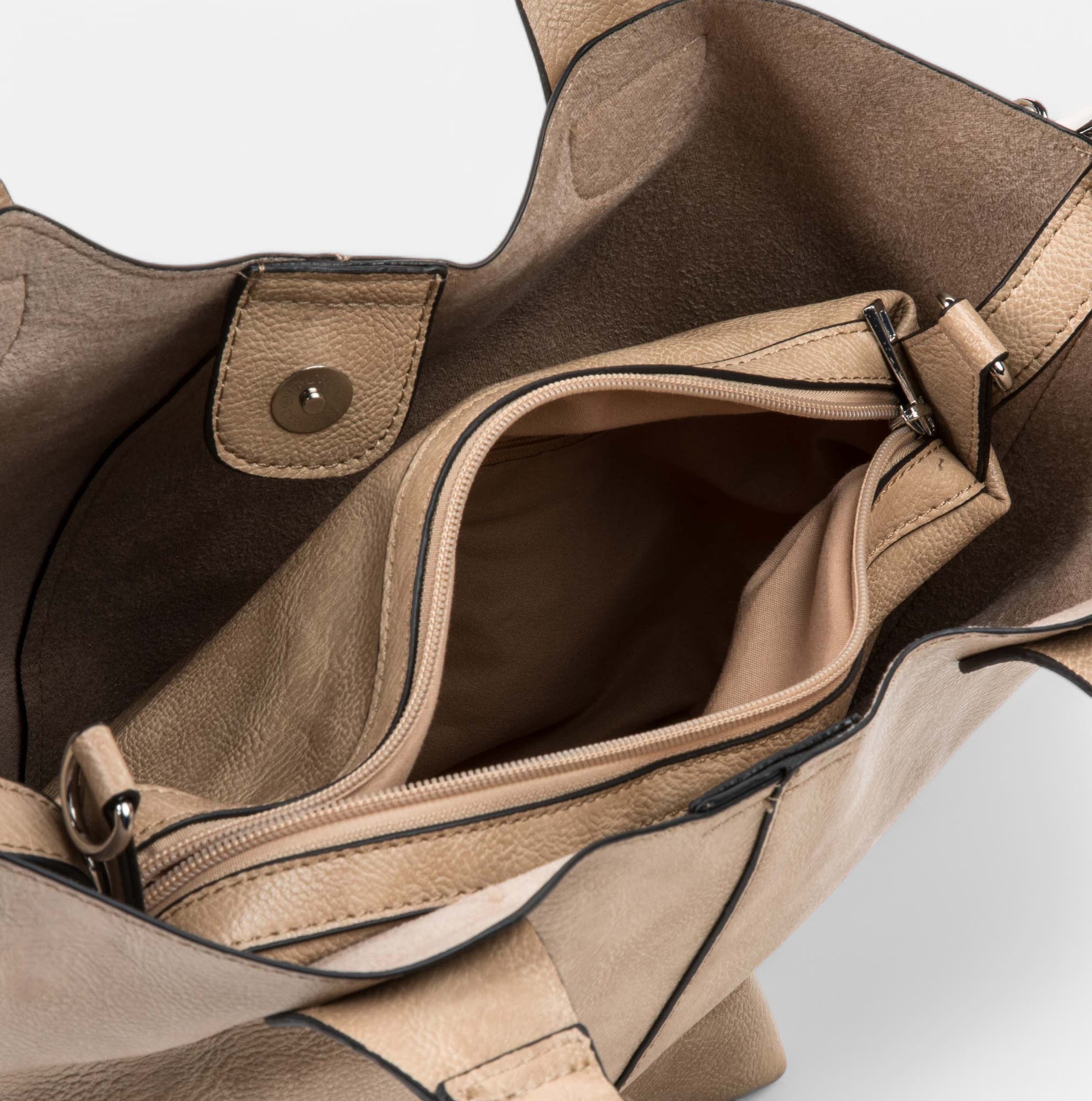 Sac à main taupe