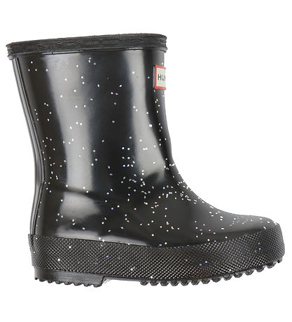 Hunter GummiStøvler - Kids First Giant Glitter - Sort
