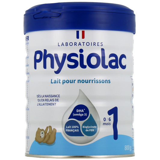 Physiolac 1 Lait en poudre 1er âge - Source de DHA pour bébé 0-6 mois