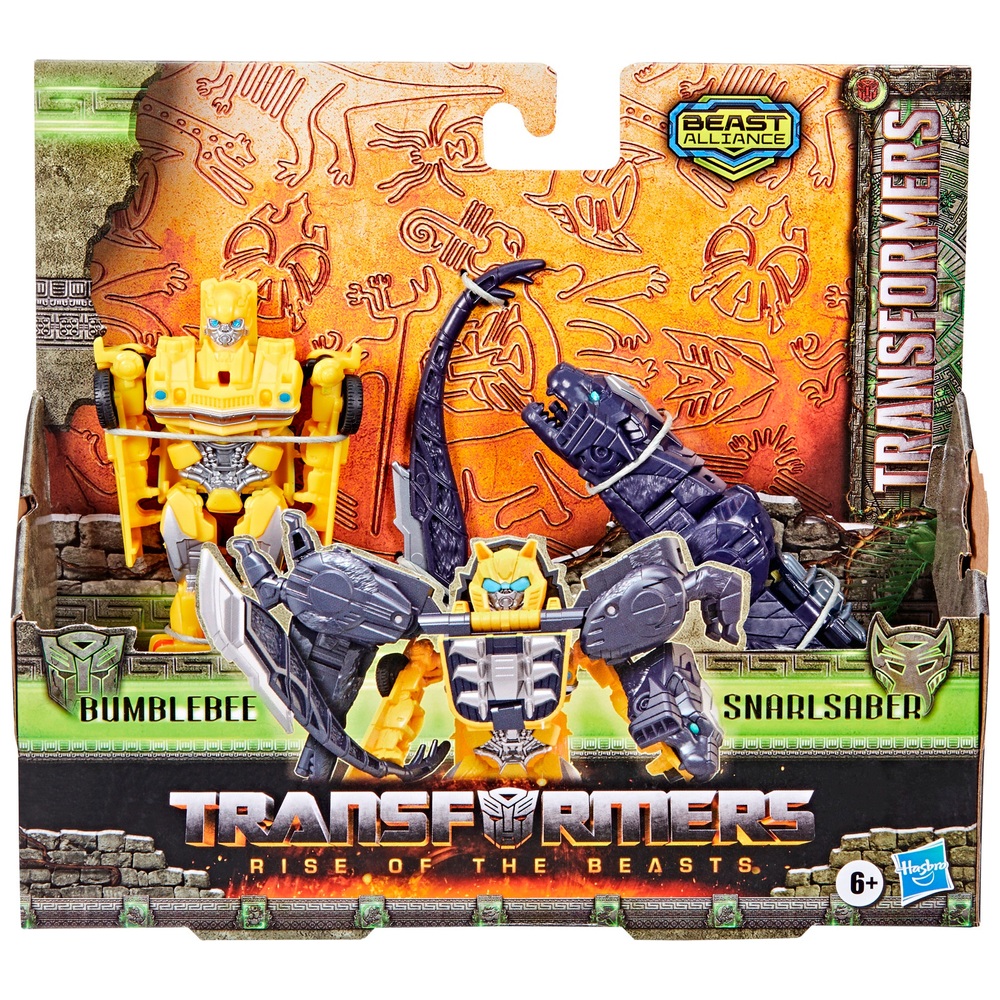 Transformers: Aufstieg der Bestien 2er-Pack 12,7 cm Bumblebee & Snarlsaber Figur