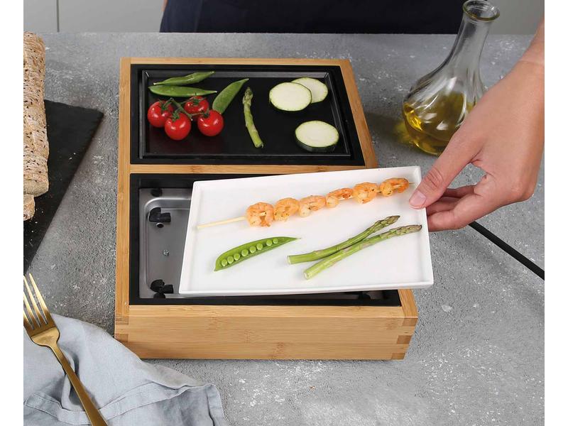 Koenig Tischgrill Dinner for 2 420 W Flexibler Tischgrill für 2 Personen