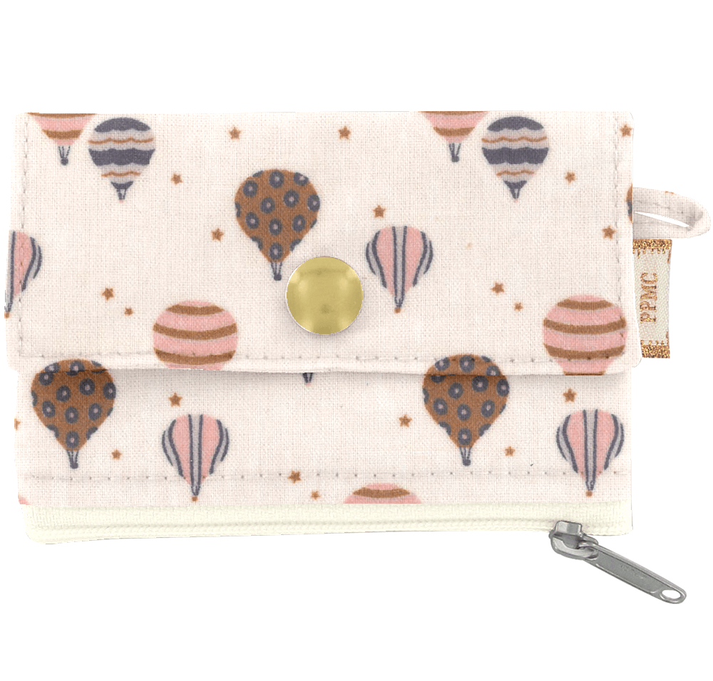 Mini Pochette Porte-Monnaie Montgolfiere