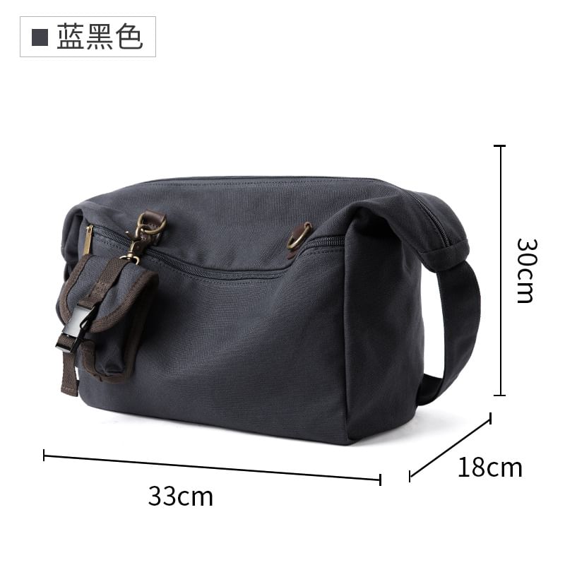 Wavecho - Canvas Crossbodytas met gesp