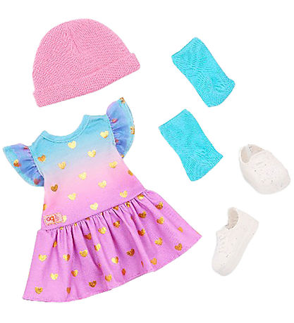 Our Generation Puppenkleidung - Kleid m. Herzen