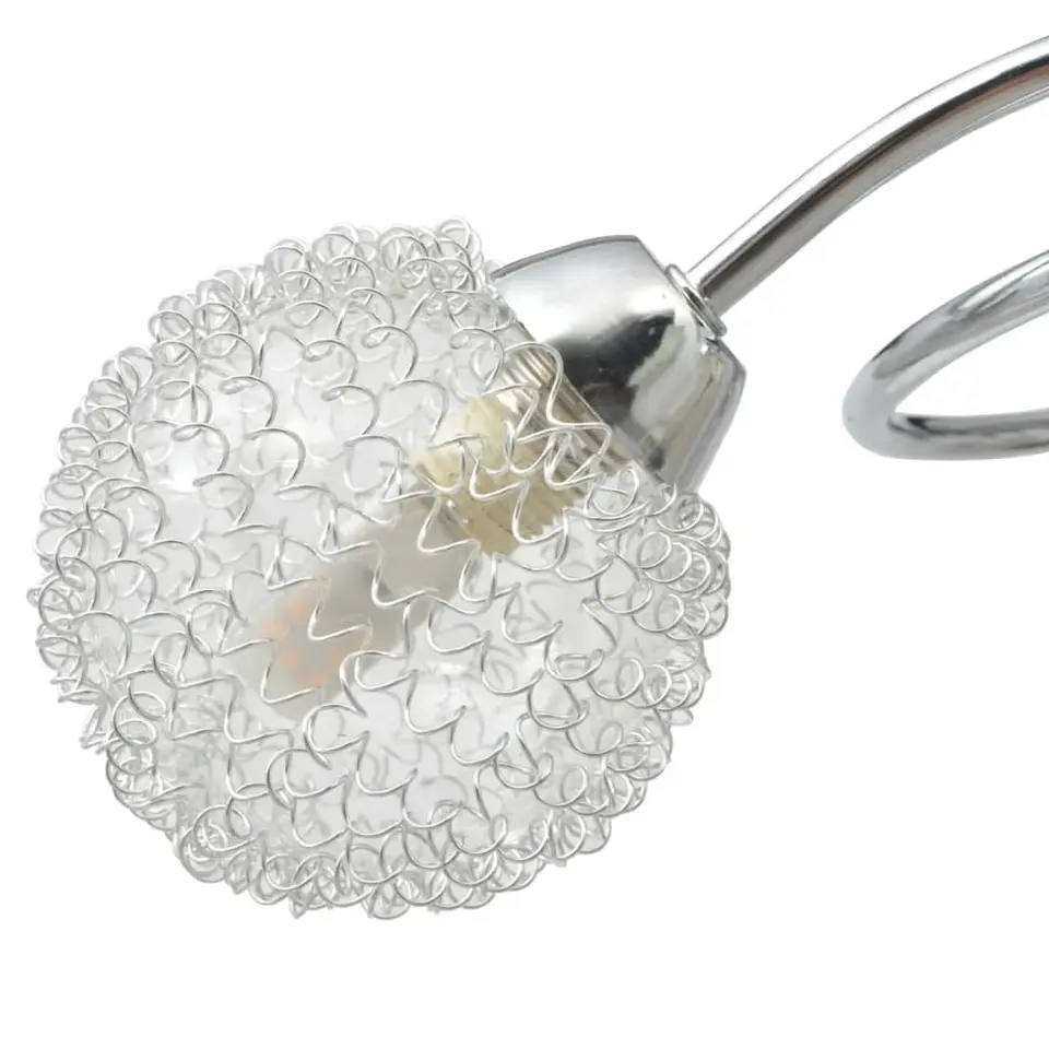 vidaXL - Plafondlamp - Wit - Glas