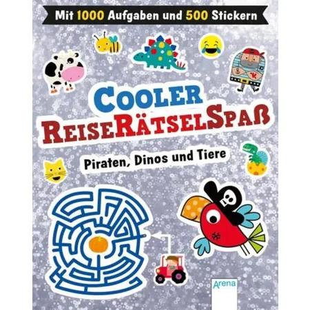Arena Cooler Reiserätselspaß Piraten, Dinos und Tiere.