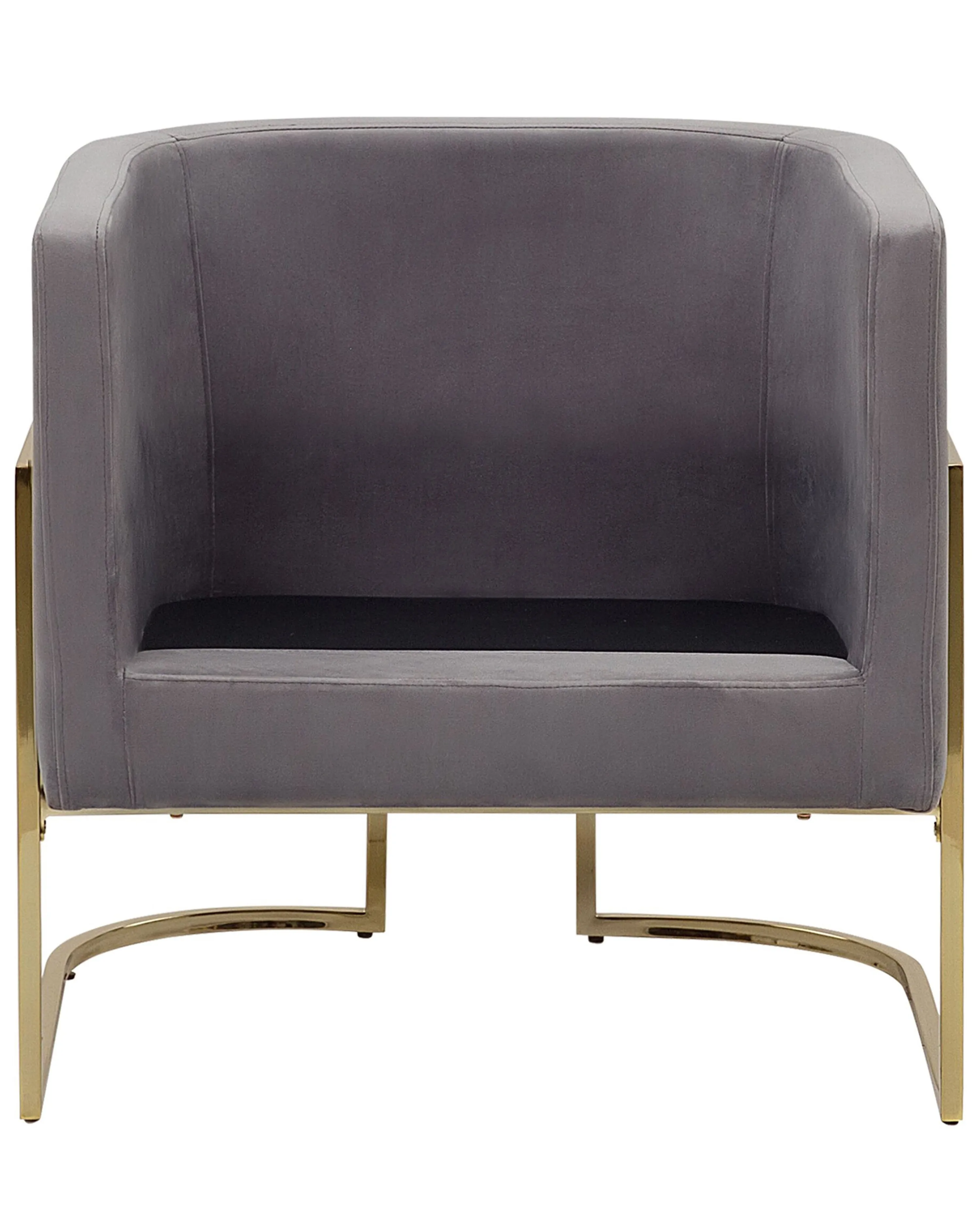 Fauteuil SIRKKA Fluweel Grijs