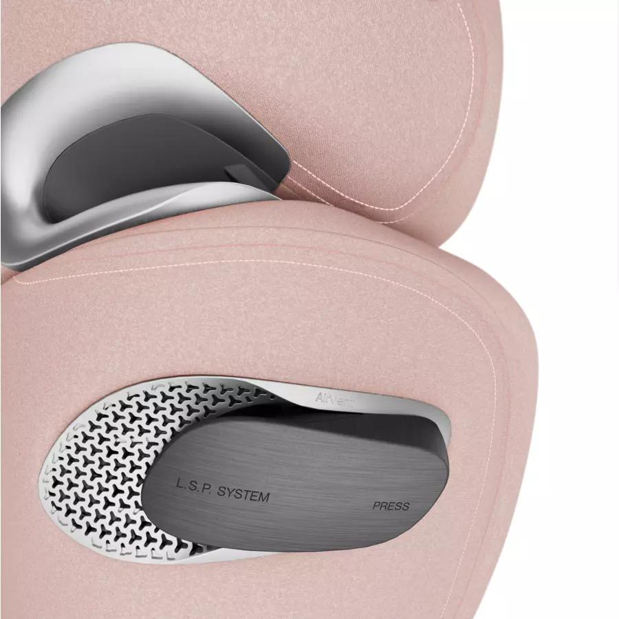 cybex PLATINUM Kindersitz Solution T I-Fix Plus Peach Pink