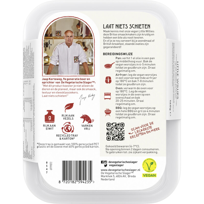 Vegetarische Slager Little willies