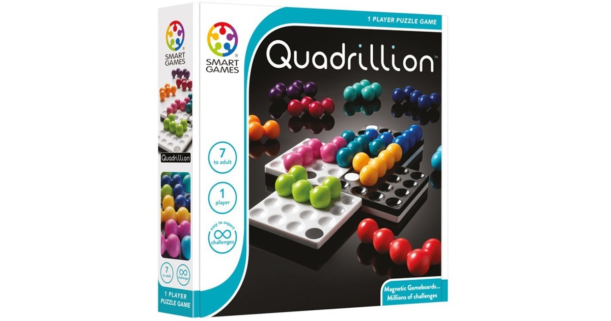SmartGamesQuadrillion Denkspel  (Nederlands, 1 speler, Vanaf 7 jaar)