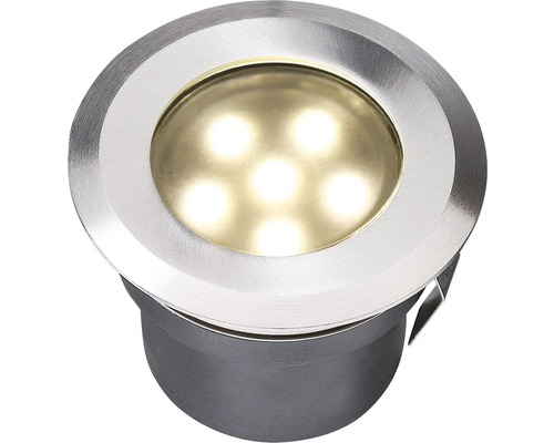 LED inbouwspot IP67 uitbreiding 1x1W 10 lm 3000K warm wit RVS 12V