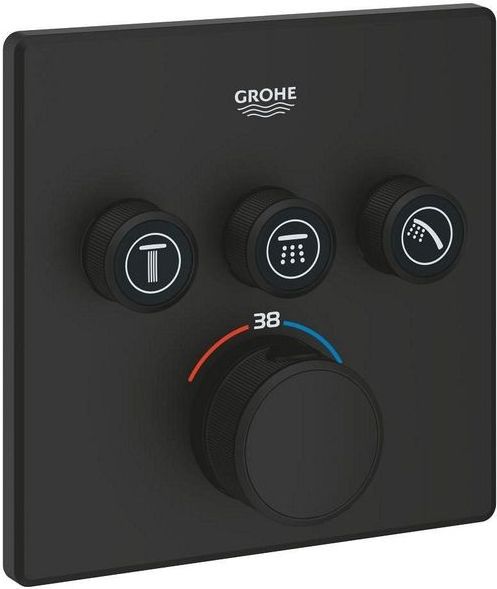 GROHE Grohtherm Smartcontrol Mengkraan - Afdekset - Thermostaat - Phantom Black