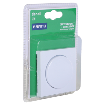 GAMMA Denali Centraalplaat Dimmer Wit