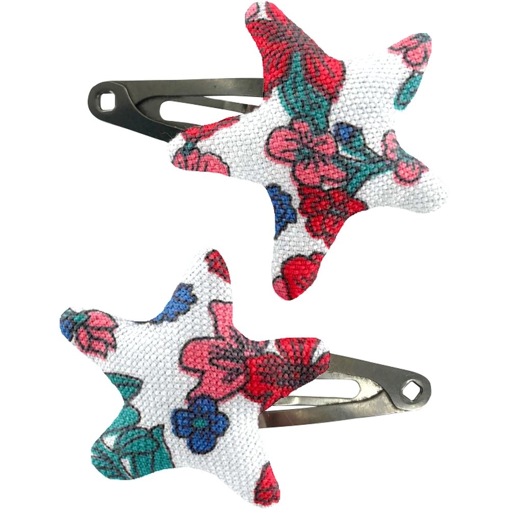 Barrettes Clic-Clac Étoile Prairie Fleurie