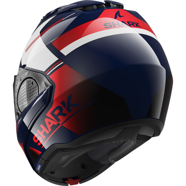 Shark - Casque Evo-GT Tekline Bleu foncé / Rouge / Blanc brillant