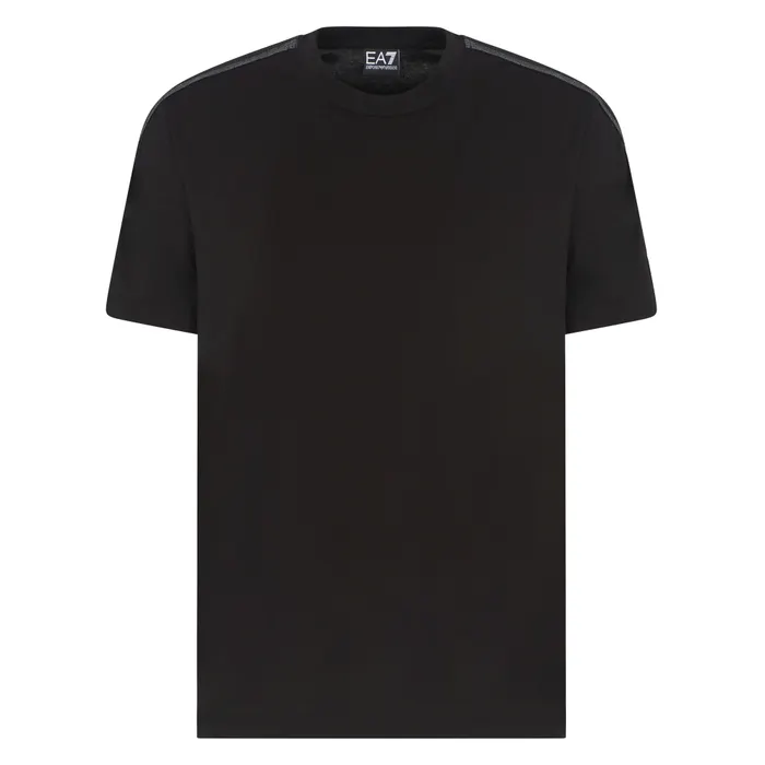 EA7 Logo Series Tape Cotton Shirt Heren