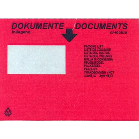 DM Folien 100 Dokumententaschen Lieferscheintaschen DIN C5
