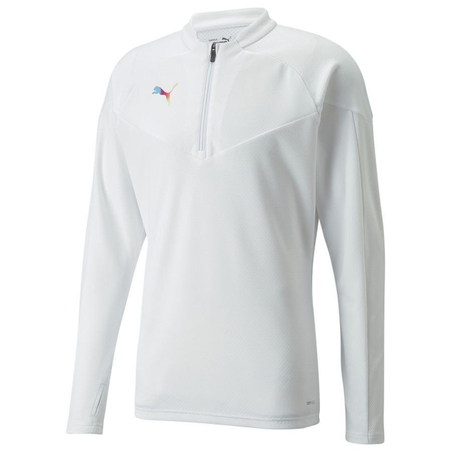 PUMA Maillot d'Entraînement Fermeture Éclair 1/4 IndividualFINAL - Blanc