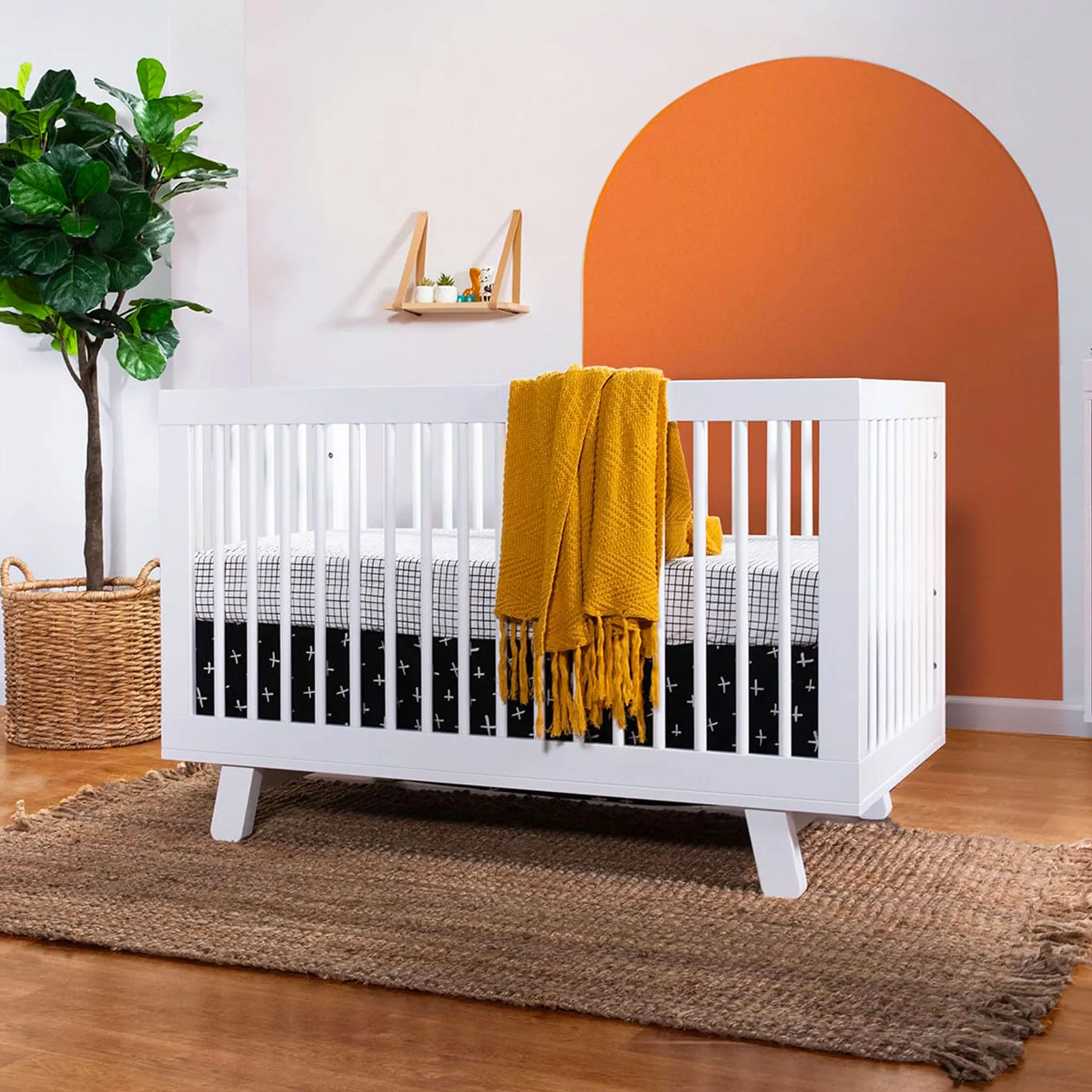 Babyletto Couchette Convertible 3 en 1 Hudson - Blanc