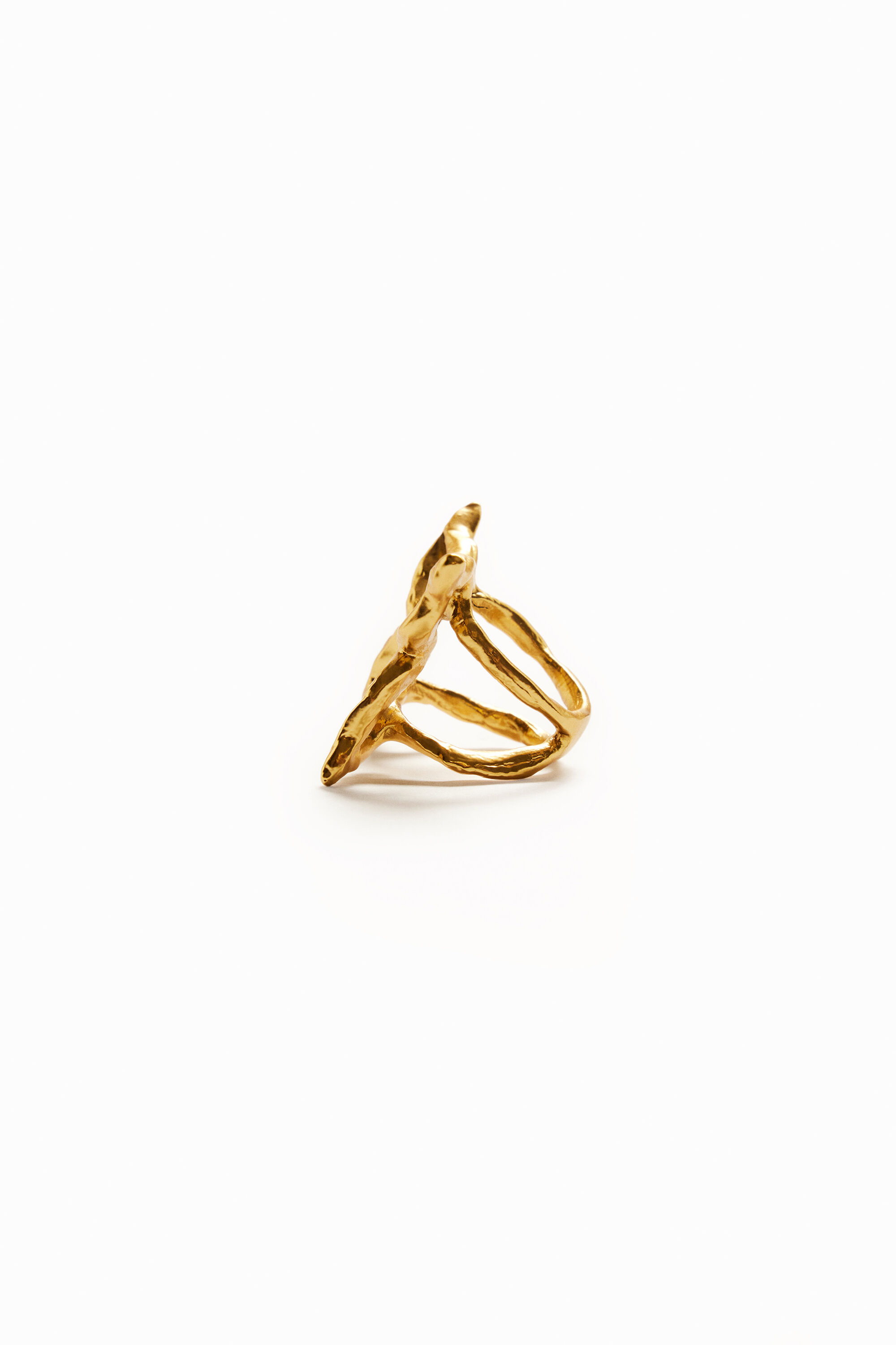 Anel de banho borboleta dourado Zalio