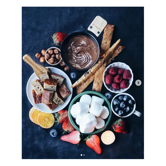 Cookut Fondue au chocolat à la bougie | Noir