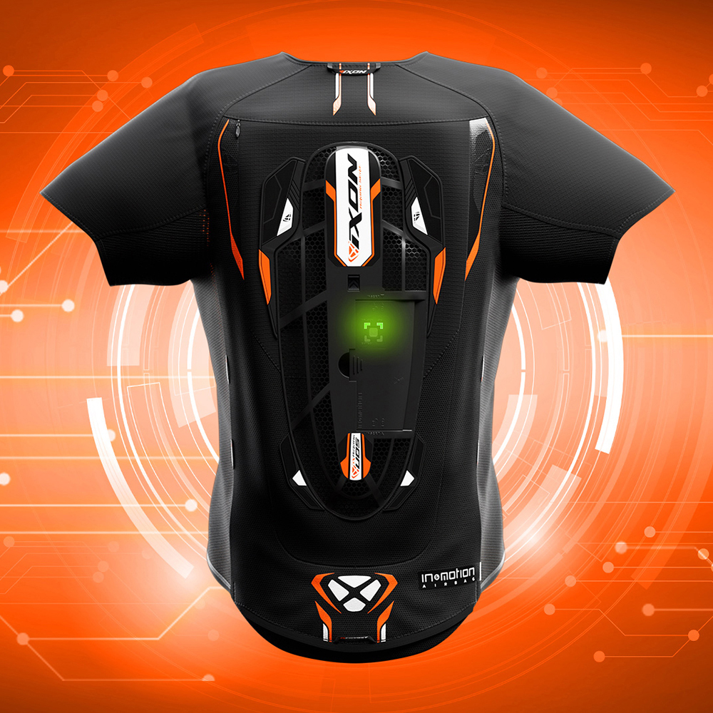 Ixon - Gilet IX-Airbag U05 Noir / Orange