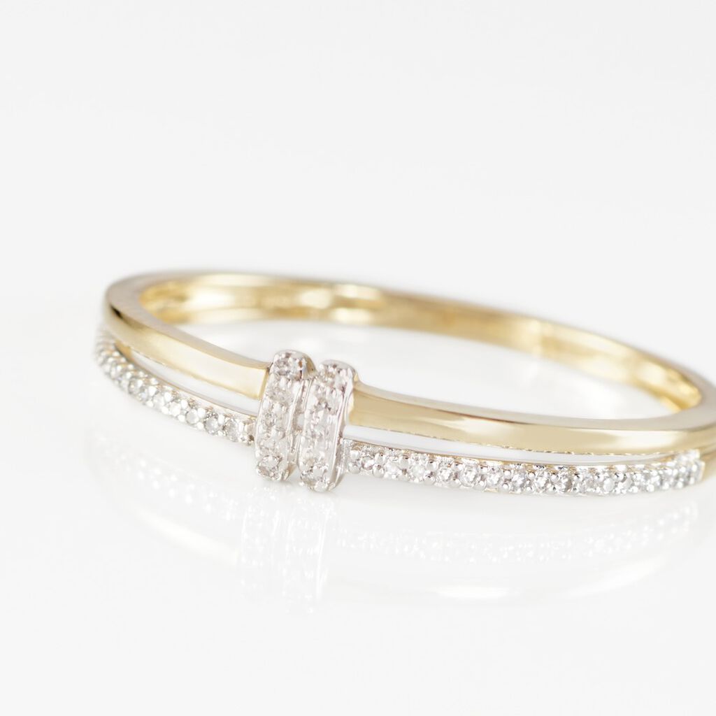 Bague Tharia Or Jaune Diamant